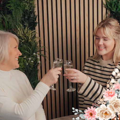 Girls drinking